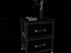 bedside table 3D 모델