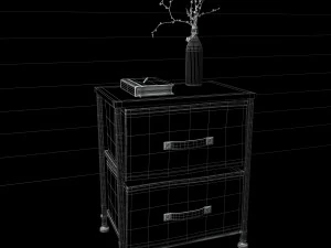 bedside table 3D Model