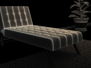 chaise lounger 3D Модель