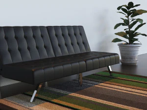 canap&eacute;-lit Modèle 3D