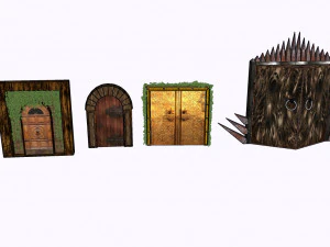 T&uuml;ren- 4 3D Modell