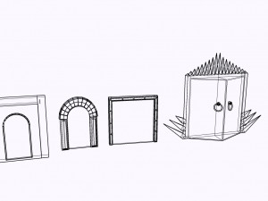 doors- 4 Modèle 3D