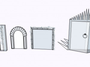doors- 4 Modèle 3D