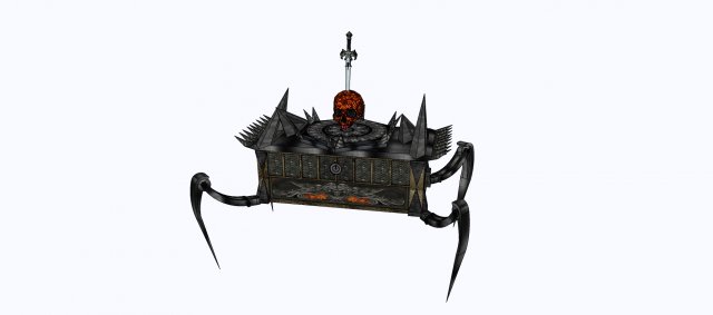 chest 3D Model .c4d .max .obj .3ds .fbx .stl .blend 