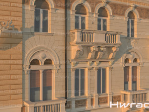palace ponterosso place trieste 3Dモデル