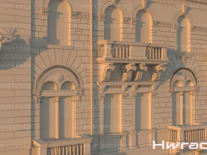 palace ponterosso place trieste 3D Model