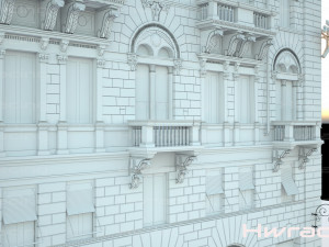 palace ponterosso place trieste 3Dモデル