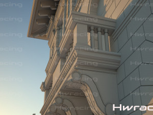 palace ponterosso place trieste 3Dモデル