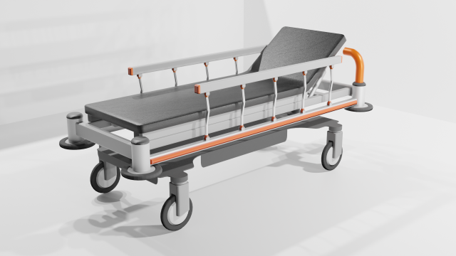 Stretcher 3D 모델 .c4d .max .obj .3ds .fbx .stl .blend 