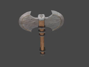 Medieval Axe 3D Model