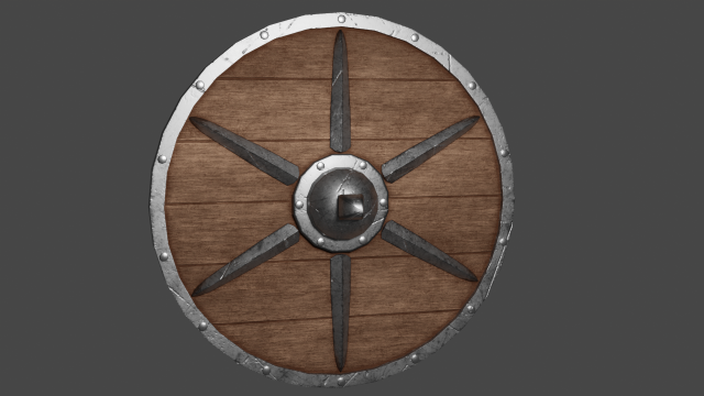 Shield 3D Model .c4d .max .obj .3ds .fbx .stl .blend 