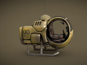 d&eacute;pliant de boule de dragon Modèle 3D