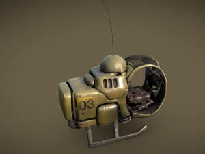dragon ball flyer 3D Model