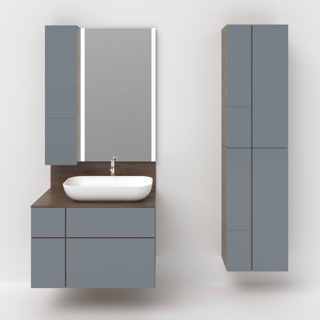 aquaton michelle bathroom furniture 3D मॉडल .c4d .max .obj .3ds .fbx .stl .blend 