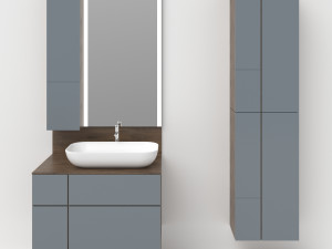 aquaton michelle bathroom furniture 3D Model