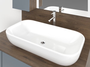 aquaton michelle bathroom furniture 3D मॉडल