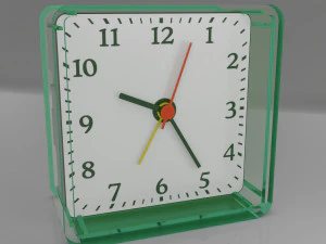 rel&oacute;gio Modelo 3D