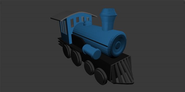 train toy 3D 模型 .c4d .max .obj .3ds .fbx .stl .blend 