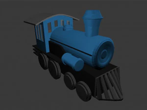 Eisenbahnspielzeug 3D Modell