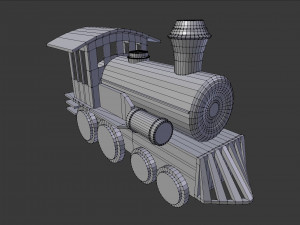 train toy 3D 模型