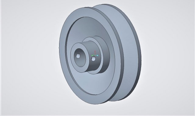 Pulley 3D Model .c4d .max .obj .3ds .fbx .stl .blend 