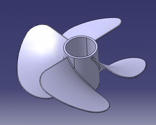 Propeller 3D Model .c4d .max .obj .3ds .fbx .stl .blend 