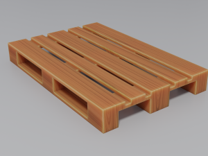 Wooden Pallet 3D Model