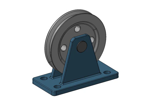 Sistema de polias Modelo 3D