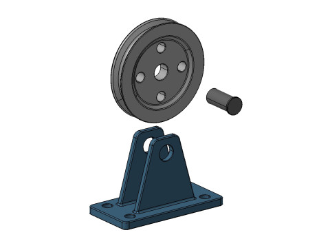 Pulley System 3Dモデル