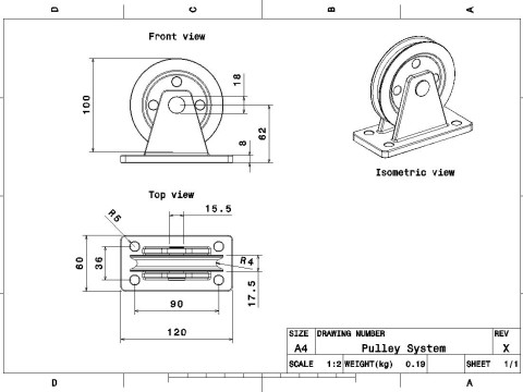 Pulley System 3Dモデル