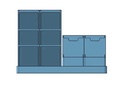डेस्क आयोजक 3D प्रिंट मॉडल