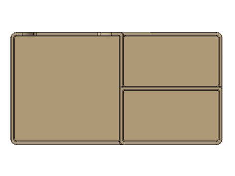Desk Organizer for Notes and Pens Modello di stampa 3D