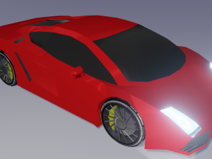 lambo gallardo 3D मॉडल
