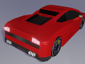 lambo gallardo 3D मॉडल