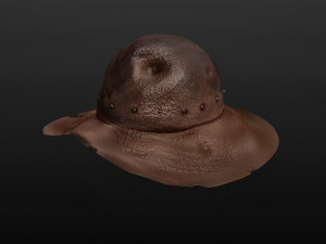 old knights helmet Modèle 3D