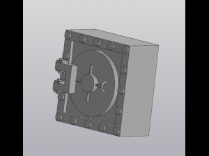 Bank Safe Door Modelo 3D