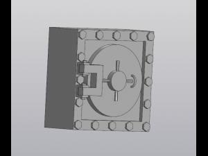 Bank Safe Door 3D Модель