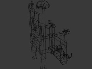 torture chair 3Dモデル
