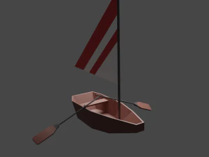 little sailboat 3D Model
