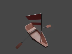 little sailboat 3D Model