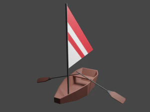 little sailboat 3D Model