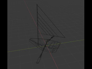 little sailboat 3D Model