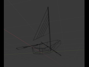 little sailboat 3D Модель