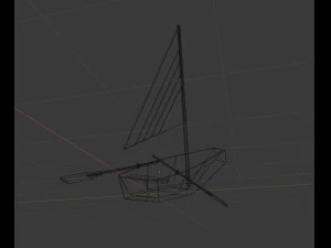 little sailboat 3D Model