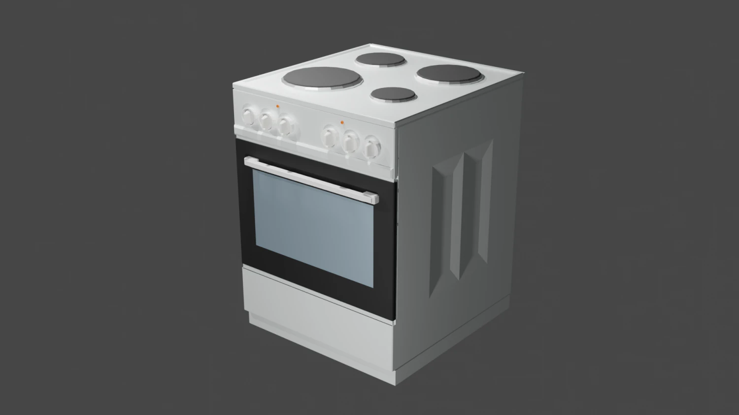 fornello Modello 3D .c4d .max .obj .3ds .fbx .stl .blend 