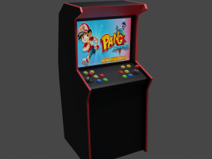 arcade game machine 3D मॉडल