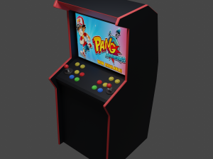 arcade game machine 3D Model