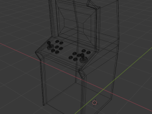 arcade game machine 3D Model