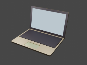 notebook 3Dモデル