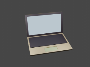 notebook 3D मॉडल